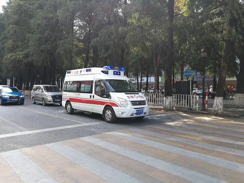 Chinese 120 ambulance